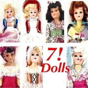 7! DOLLS! Vintage Dolls Of the World!